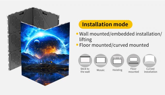 Display LED ad alta definizione a 4K 8K per installazione e installazione di video wall interni 9