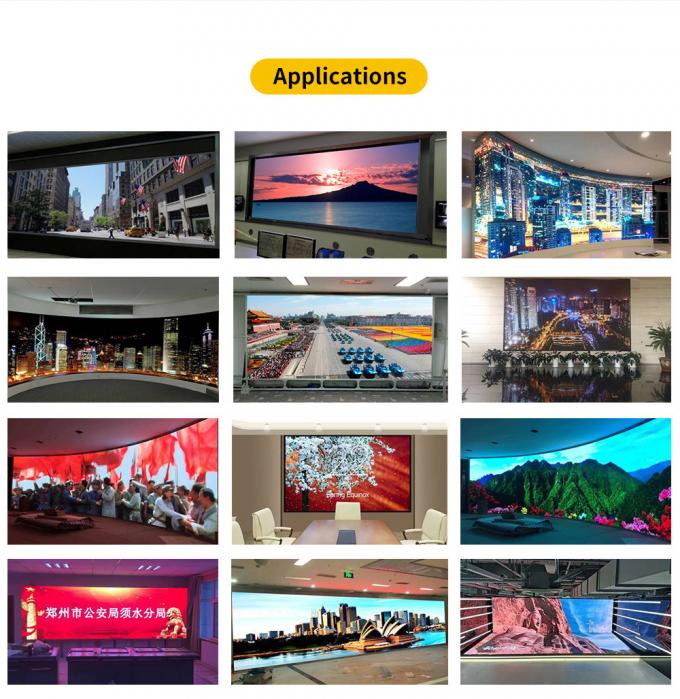 Display LED ad alta definizione a 4K 8K per installazione e installazione di video wall interni 12