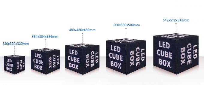 Display LED a cubo P2.5 P3 P4mm Display a LED a cubo pubblicitario 5