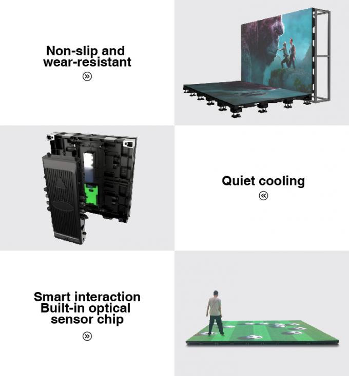 Display a LED a pavimento IP65 design impermeabile a pavimento a LED a carico pesante a LED a piedi a LED a LED a LED a terra a ballare all'aperto 7