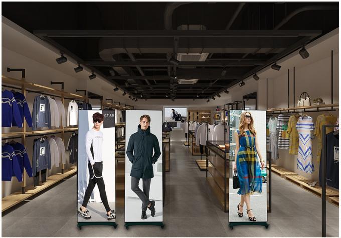 HD Display di poster a LED mobile Indoor Outdoor Pallone in piedi P1.8 P2 Foldable Led Poster Screen P2.5 Led Screen Poster 7