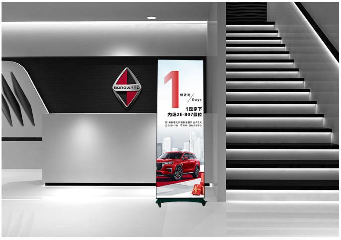 HD Display di poster a LED mobile Indoor Outdoor Pallone in piedi P1.8 P2 Foldable Led Poster Screen P2.5 Led Screen Poster 10