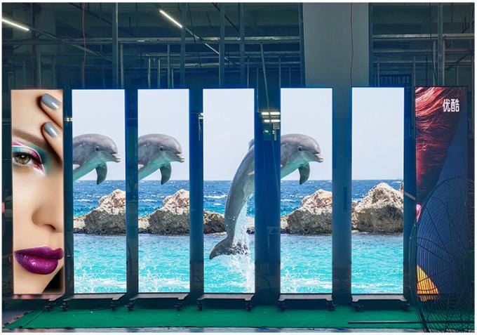 HD Display di poster a LED mobile Indoor Outdoor Pallone in piedi P1.8 P2 Foldable Led Poster Screen P2.5 Led Screen Poster 9