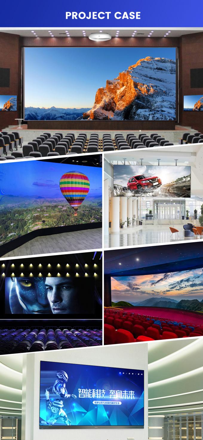 8K 4K HD P1.2 P1.5 P1.8 P2 P2.5 P3 Schermo Display a LED Video Wall Fisso Ultrathin a Colori Indoor 2