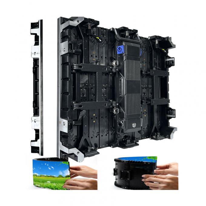 Noleggio Schermo Curvo Flessibile LED per Interni/Esterni Schermo Video LED per Eventi Espositivi e Palco - P2.976 P3.91 P4.81 1