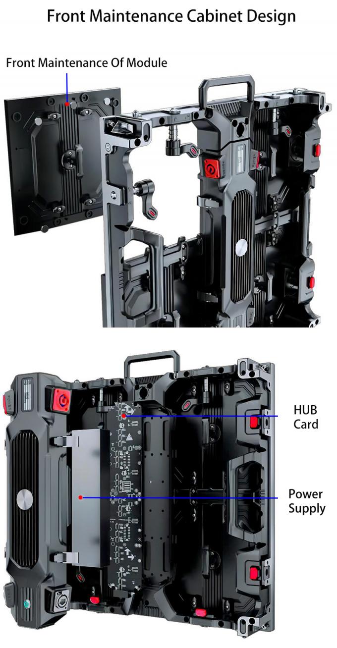 Schermo LED per interni ed esterni P1.56 P1.95 P2.6 P2.97 P3.91 per pannello display video per il backstage 3