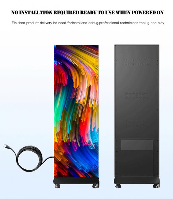 P2.5 Poster LED pieghevole Espositore pubblicitario a LED per interni 4