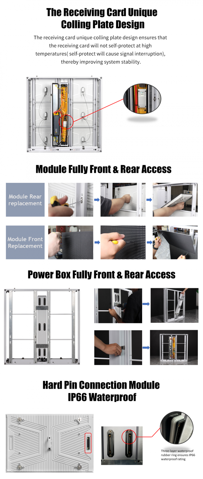 Outdoor LED Screen Solar Electronic Signs Double Sided Billboard Steel Structure External Outdoor Led Digital Signage Display Screens 5