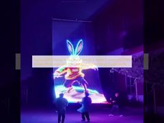 Display a LED volante con Drone Magic Carpet Screen Film a LED Screen ricaricabile per pubblicità all'aperto personalizzato